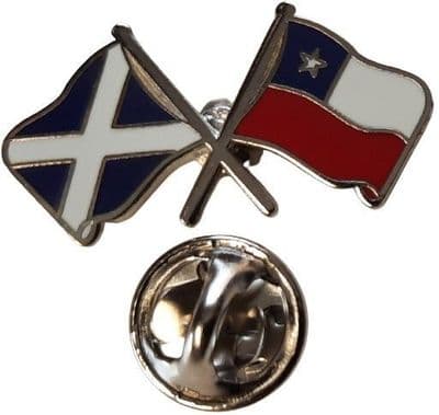 Scotland & Chile Pin Badge