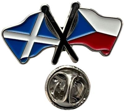Scotland & Czech Republic Pin Badge