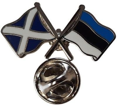 Scotland & Estonia Pin Badge