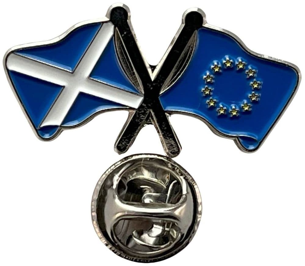 Scotland Rugby Union Pin Scotland & European Union Badge | Buy Scotland & European Union Pin