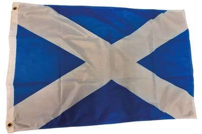 Scotland Flag - 3ft x 2ft | Heavy Knitted Polyester