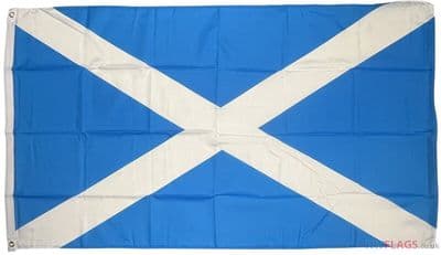 Scotland Flag - 5ft x 3ft | Standard Polyester