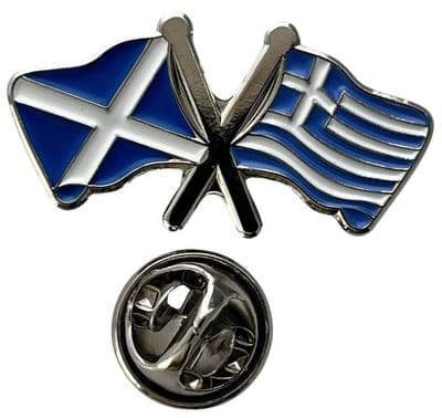 Scotland & Greece Pin Badge