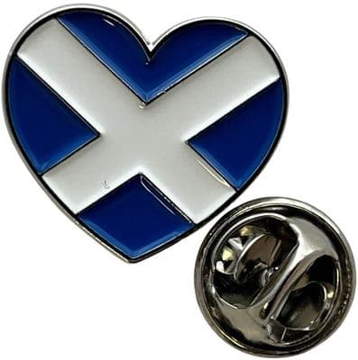 Scotland Heart Pin Badge