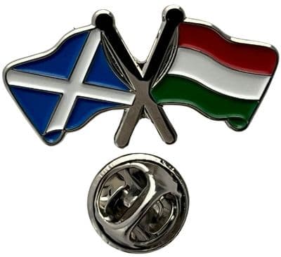Scotland & Hungary Pin Badge
