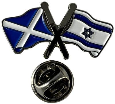 Scotland & Israel Pin Badge