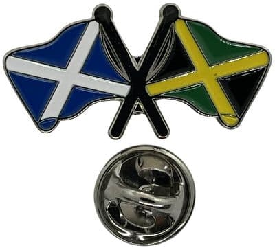 Scotland & Jamaica Pin Badge