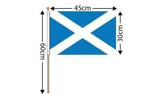 Scotland Pack of Hand Flags | Buy Scotland Pack of Large Hand Flags