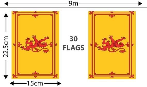 Scotland Lion Bunting | Buy Scotland Lion Bunting | NWFlags