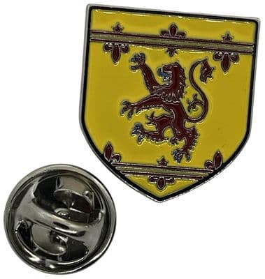 Scotland Lion Shield Pin Badge