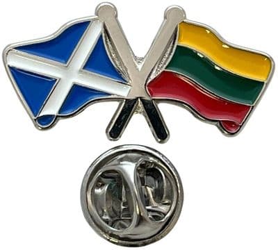 Scotland & Lithuania Pin Badge