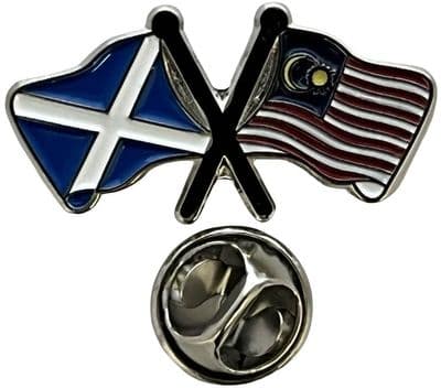 Scotland & Malaysia Pin Badge