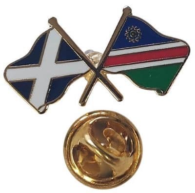 Scotland & Namibia Pin Badge