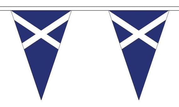 Scotland Navy Blue Triangle Bunting | North West Flags