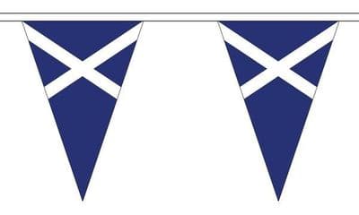 Scotland (Navy Blue) Triangle Bunting (5m) - 12 Flags