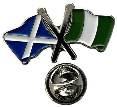 Scotland & Nigeria Pin Badge