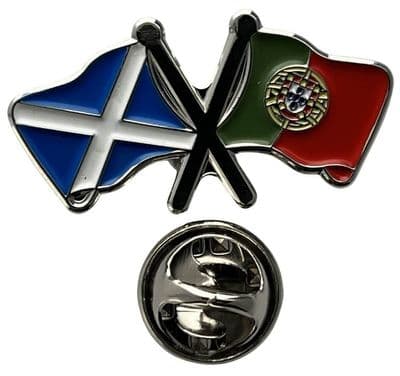 Scotland & Portugal Pin Badge
