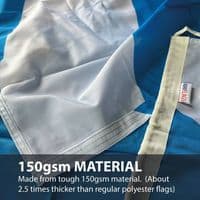 Scotland Light Blue Premium Quality DuraFlag Rope & Toggle - 5ft x 3ft