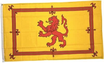 Scotland Rampant Lion Flag - 5ft x 3ft | Heavy Knitted Polyester