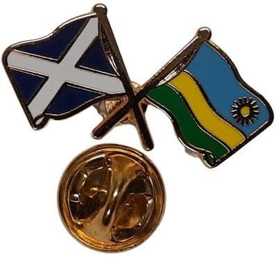 Scotland & Rwanda Pin Badge