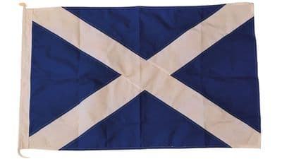 Scotland Sewn Flag with Rope & Toggle - 3ft x 2ft