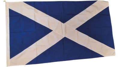 Scotland Sewn Flag with Rope & Toggle - 5ft x 3ft