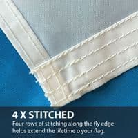 Scotland Saltire Sewn Nylon Flag with Eyelets - 5ft x 3ft | NWFlags