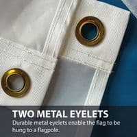 Scotland Saltire Sewn Nylon Flag with Eyelets - 5ft x 3ft | NWFlags