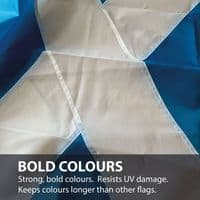 Scotland Saltire Sewn Nylon Flag with Eyelets - 5ft x 3ft | NWFlags