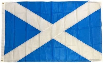 Scotland Sewn Nylon Flag with Eyelets - 5ft x 3ft