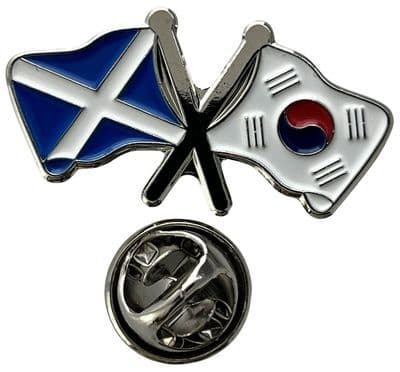 Scotland & South Korea Pin Badge