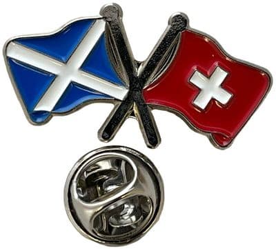 Scotland & Switzerland Pin Badge