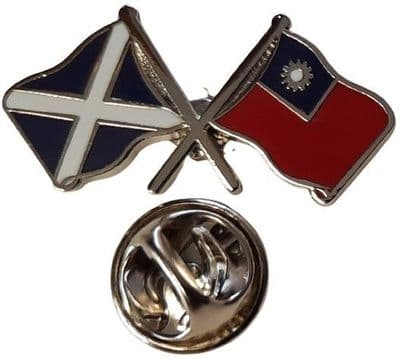 Scotland & Taiwan Pin Badge