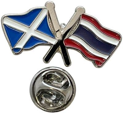 Scotland & Thailand Pin Badge