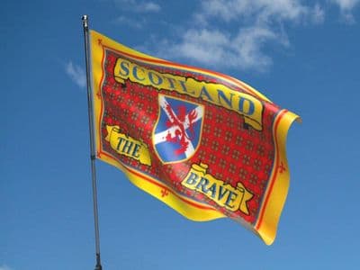Scotland The Brave (Tartan ) 5ft x 3ft Flag