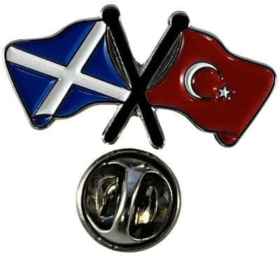 Scotland & Turkey Pin Badge