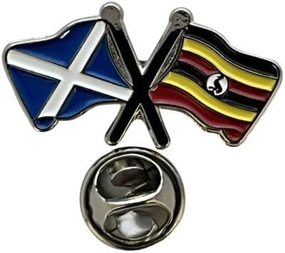 Scotland & Uganda Pin Badge