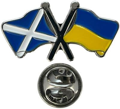 Scotland & Ukraine Pin Badge