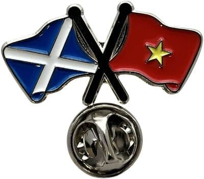 Scotland & Vietnam Pin Badge