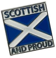 Scottish and Proud Pin Badge | NWFlags