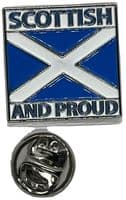 Scottish and Proud Pin Badge | NWFlags