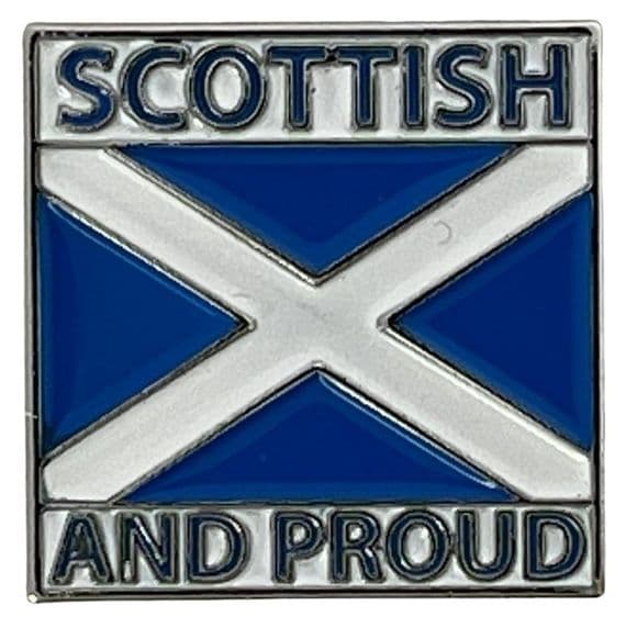 Scottish and Proud Pin Badge | NWFlags