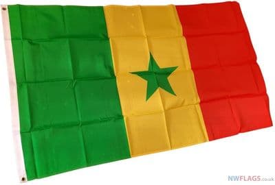 Senegal Flag - 5ft x 3ft | Standard Polyester