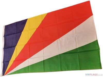 Seychelles Flag - 5ft x 3ft | Standard Polyester