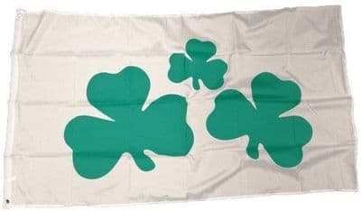 Shamrock Flag - 5ft x 3ft | Standard Polyester