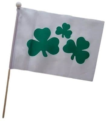 Shamrock Hand Flag