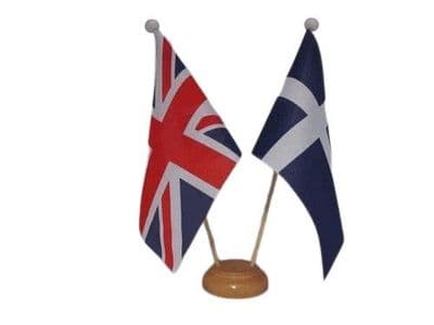 Shetland Friendship Wooden Table Flag