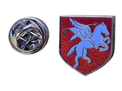 Shield Airborne Pin Badge