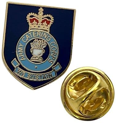 Shield Army Catering Corps Pin Badge