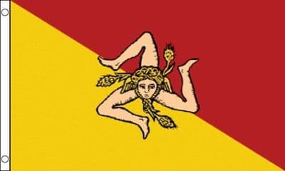 Sicily 5ft x 3ft Flag